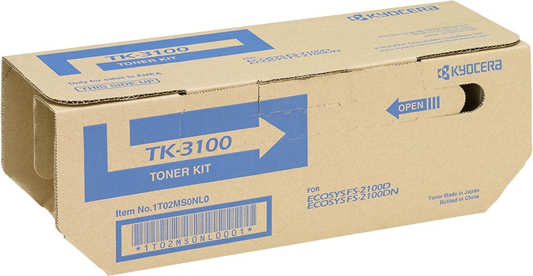 Kyocera Lasertoner TK-3100 schwarz 12.500 Seiten Kyocera Lasertoner TK-3100 schwarz 12.500 Seiten von Kyocera