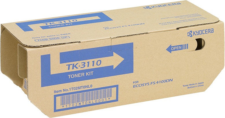 Kyocera Lasertoner TK-3110 schwarz 15.500 Seiten Kyocera Lasertoner TK-3110 schwarz 15.500 Seiten von Kyocera