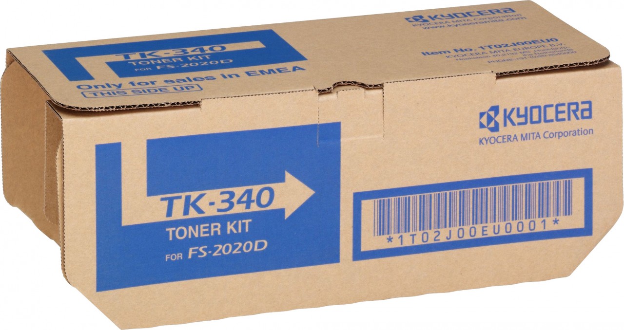 Kyocera Lasertoner TK-340 schwarz 12.000 Seiten Kyocera Lasertoner TK-340 schwarz 12.000 Seiten von Kyocera
