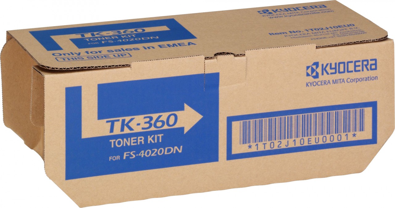Kyocera Lasertoner TK-360 schwarz 20.000 Seiten Kyocera Lasertoner TK-360 schwarz 20.000 Seiten von Kyocera