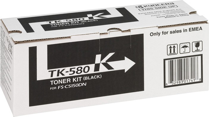 Kyocera Lasertoner TK-580K schwarz 3.500 Seiten Kyocera Lasertoner TK-580K schwarz 3.500 Seiten von Kyocera