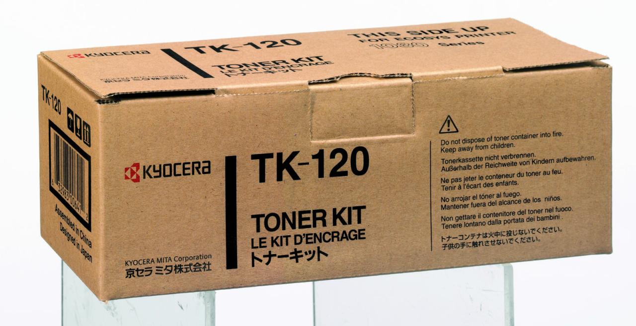 Kyocera Original TK-120 Toner schwarz 7.200 Seiten (1T02G60DE0) von Kyocera