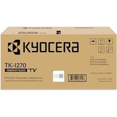 Kyocera Original TK-1270 / 1T0C140NL0 Toner Schwarz für ca. 10.000 Seiten Kyocera Original TK-1270 / 1T0C140NL0 Toner Schwarz für ca. 10.000 Seiten von Kyocera