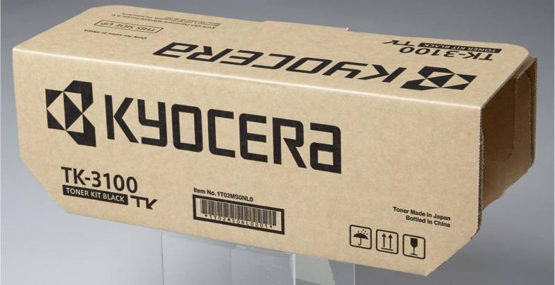 Kyocera Original TK-3100 Toner schwarz 12.500 Seiten (1T02MS0NL0) für ECOSYS ... von Kyocera