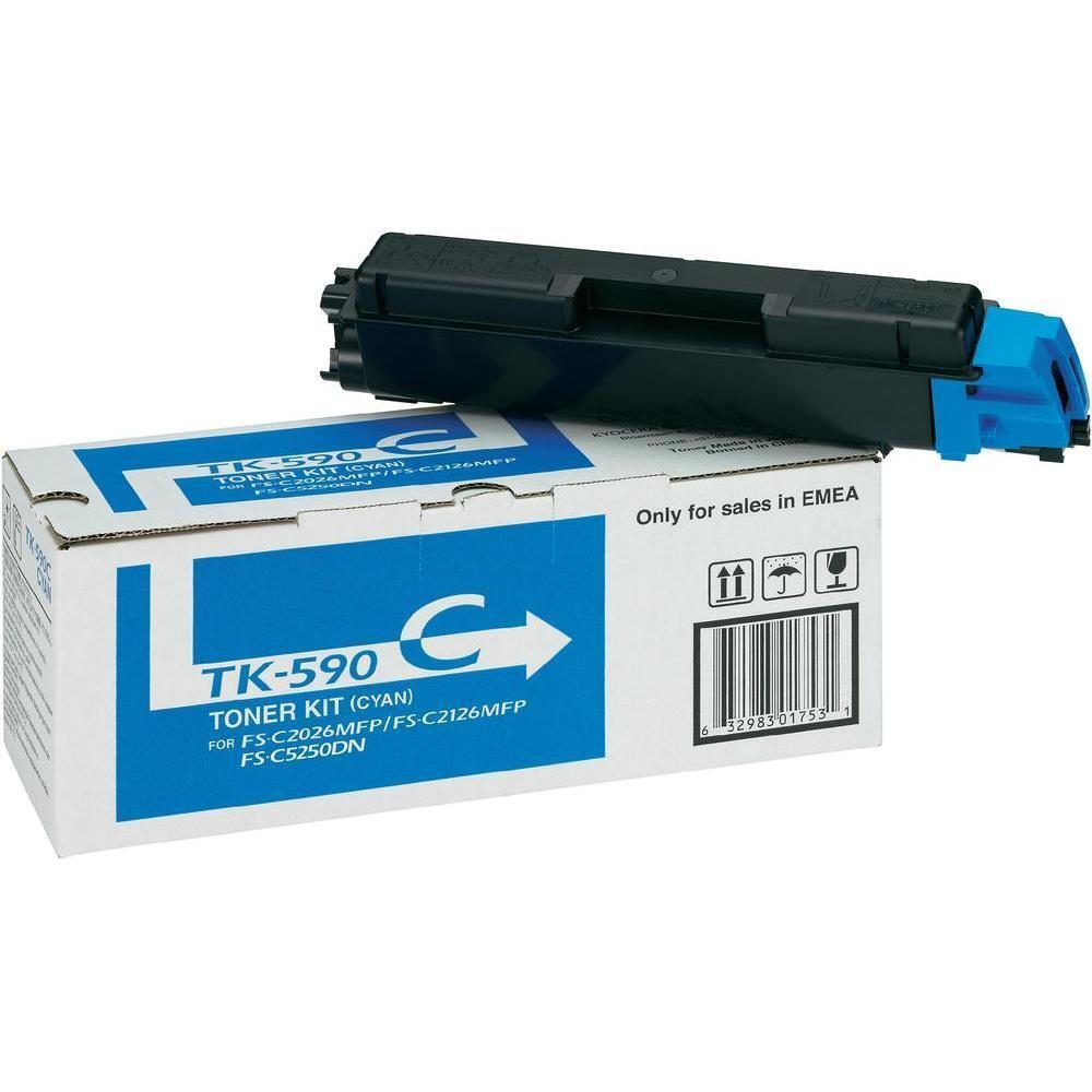 Kyocera Original TK-590C Toner - cyan (1T02KVCNL0) von Kyocera