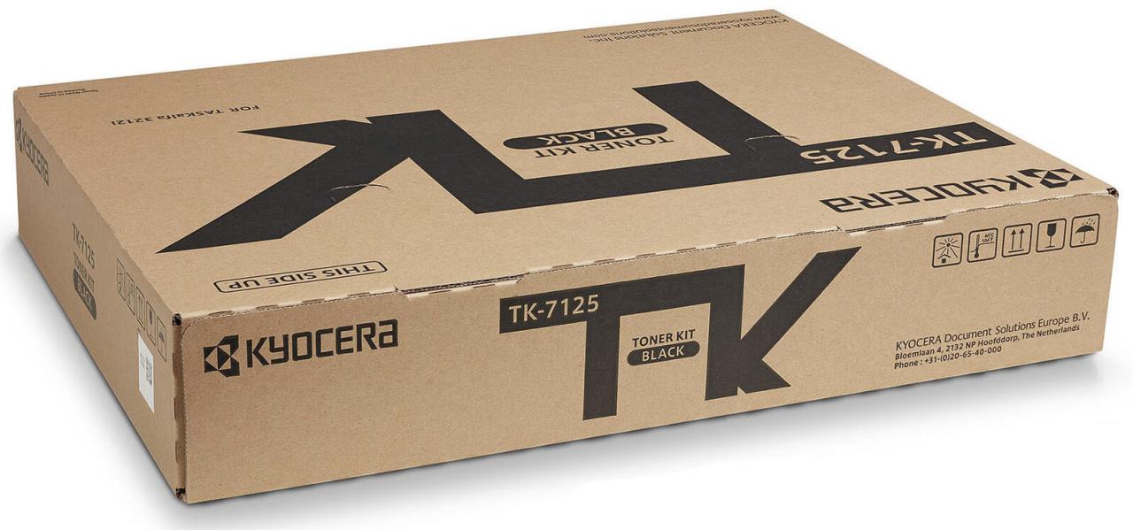 Kyocera Original TK-7125 Toner schwarz 20.000 Seiten für TASKalfa 3212i von Kyocera