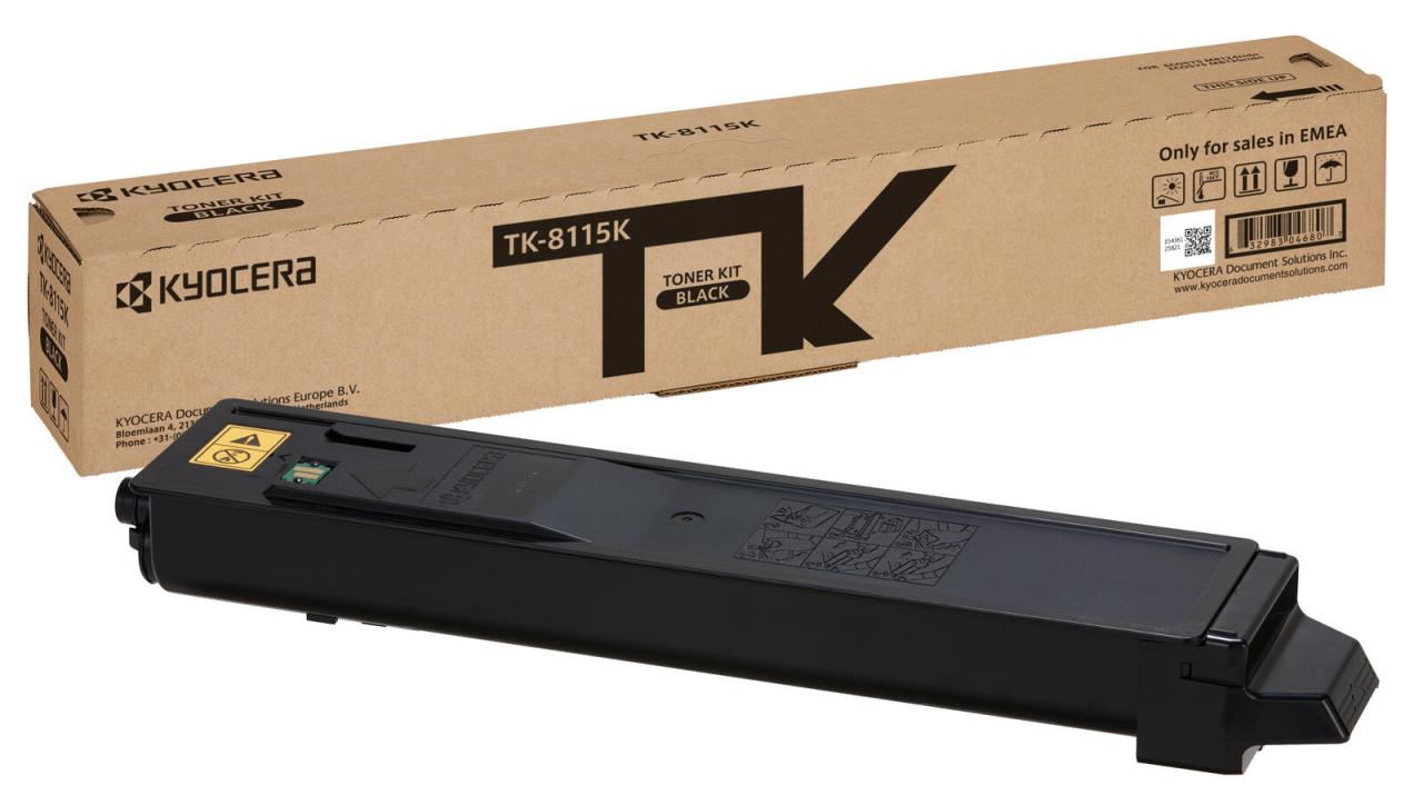 Kyocera Original TK-8115K Toner - schwarz (1T02P30NL0) von Kyocera