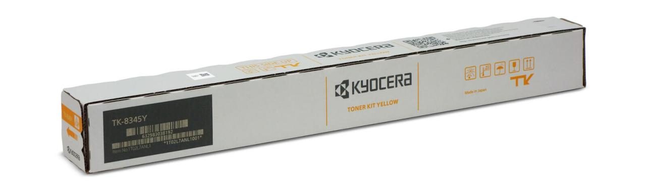 Kyocera Original TK-8345Y Toner - gelb (1T02L7ANL0) von Kyocera