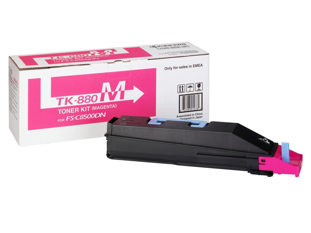 Kyocera Original TK-880M Toner magenta 18.000 Seiten (1T02KABNL0) für FS-C8500DN von Kyocera