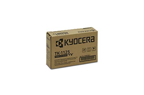 Kyocera TK-1125 Toner Schwarz 1T02M70NL1. Toner Drucker kompatibel für FS-1061DN, FS-1325MFP. Original Tonerkartusche für bis zu 2100 Seiten von Kyocera