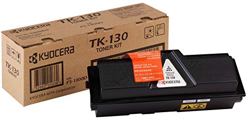 Kyocera TK-130 Original Toner-Kartusche Schwarz 1T02HS0EU0. Kompatibel für FS-1028MFP, FS-1128MFP, FS-1300D, FS-1350DN. 7.200 Seiten von Kyocera