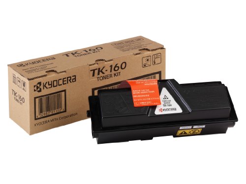 Kyocera TK-160 Original Toner-Kartusche Schwarz 1T02LY0NLC. Kompatibel für ECOSYS P2035d, FS-1120D. 2.500 Seiten, groß von Kyocera
