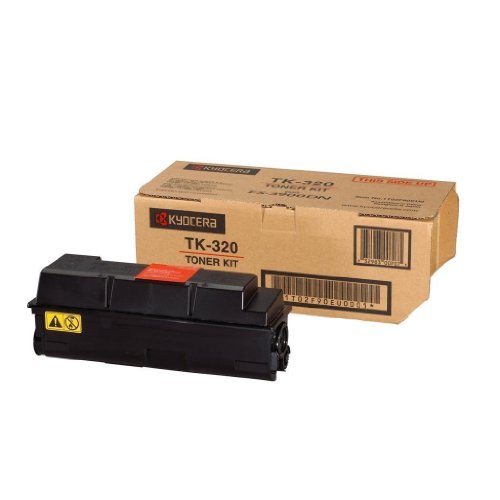 Kyocera TK-320 Toner für Laserdrucker (15000 Seiten, Laser, FS-3900DN, FS-4000DN) schwarz von Kyocera