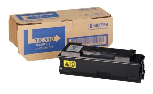 Kyocera TK-340 Original Toner-Kartusche Schwarz 1T02J00EUC. Kompatibel für ECOSYS FS-2020D. 12.000 Seiten von Kyocera