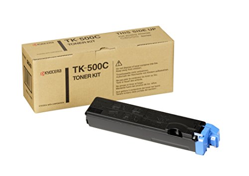 Kyocera TK-500C Cyan. Original Toner-Kartusche 370PD5KW. Kompatibel für FS-C5016N von Kyocera