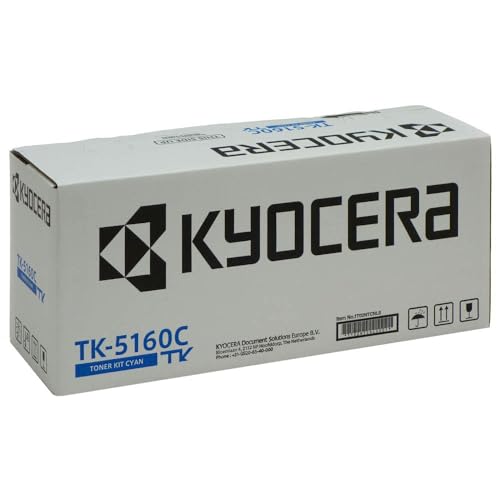 Kyocera TK-5160C Toner Cyan. Original Toner-Kartusche 1T02NSCNL0. Kompatibel für ECOSYS P7040CDN, groß von Kyocera