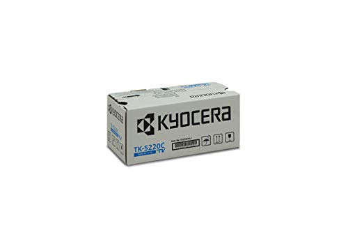 Kyocera TK-5220C Original Toner-Kartusche Cyan 1T02R9CNL1. Für ECOSYS M5521cdn, ECOSYS M5521cdw, ECOSYS P5021cdn, ECOSYS P5021cdw. von Kyocera