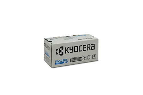 Kyocera TK-5230C Original Toner-Kartusche Cyan 1T02R9CNL0. Für ECOSYS M5521cdn, ECOSYS M5521cdw, ECOSYS P5021cdn, ECOSYS P5021cdw. von Kyocera