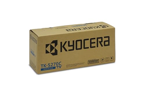 Kyocera TK-5270C Cyan. Original Toner-Kartusche 1T02TVCNL0. Kompatibel für P6230cdn, M6230cidn und M6630cidn von Kyocera