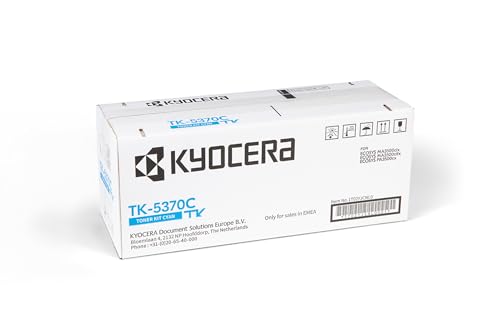 Kyocera TK-5370C Cyan. Original Toner-Kartusche. Toner Drucker kompatibel für PA3500cx, MA3500cix und MA3500cifx von Kyocera