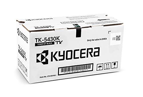 Kyocera TK-5430K Schwarz. Original Toner-Kartusche. Kompatibel für PA2100cx, PA2100cwx, MA2100cfx und MA2100cwfx von Kyocera
