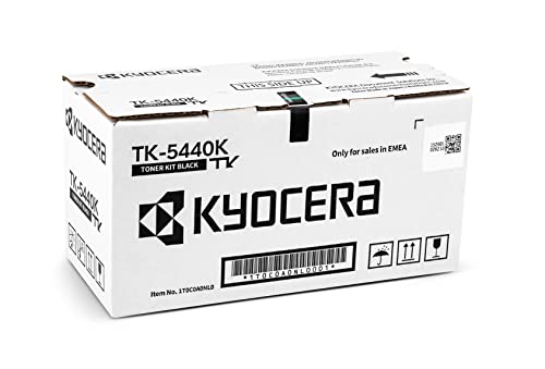 Kyocera TK-5440K Toner Schwarz. Original Tonerkartusche für bis zu 2800 Seiten. Toner Drucker kompatibel für PA2100cx, PA2100cwx, MA2100cfx und MA2100cwfx von Kyocera