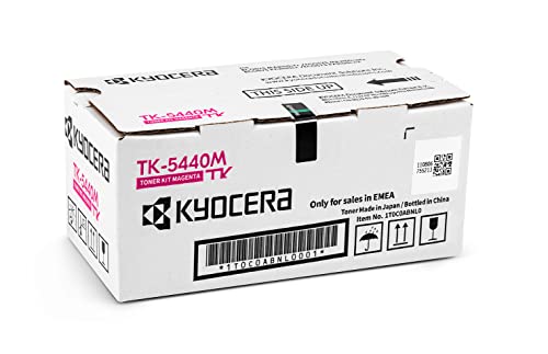 Kyocera TK-5440M Magenta. Original Toner-Kartusche. Kompatibel für PA2100cx, PA2100cwx, MA2100cfx und MA2100cwfx von Kyocera