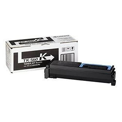Kyocera TK-560K Original Toner-Kartusche Schwarz 1T02HN0EU0. Kompatibel für ECOSYS P6030cdn, FS-C5300DN, FS-C5350DN von Kyocera