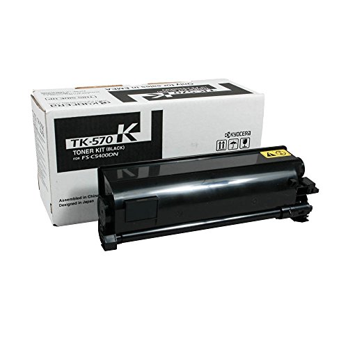 Kyocera TK-570K Original Toner-Kartusche Schwarz 1T02HG0EU0. Kompatibel für ECOSYS P7035cdn, FS-C5400DN von Kyocera