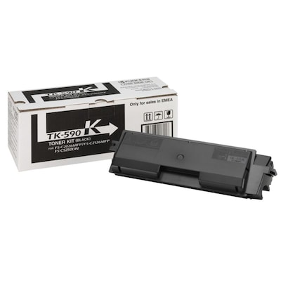 Kyocera TK-590K / 1T02KV0NL0 Toner Schwarz für ca. 7.000 Seiten von Kyocera