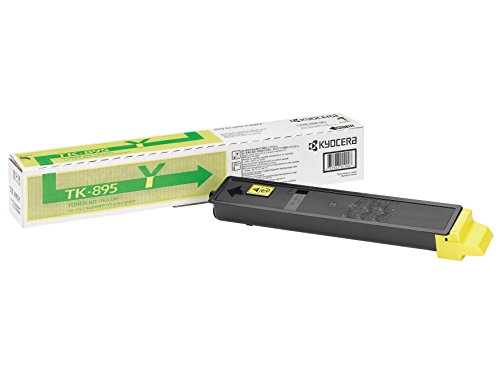 Kyocera TK-895Y Original Toner-Kartusche Gelb 1T02K0ANL0. Kompatibel für FS-C8020MFP, FS-C8025MFP, FS-C8520MFP, FS-C8525MFP, groß von Kyocera