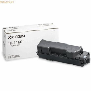 Kyocera Toner-Kit Kyocera TK-1160 schwarz von Kyocera