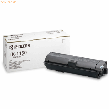 Kyocera Toner Kyocera TK1150 schwarz von Kyocera