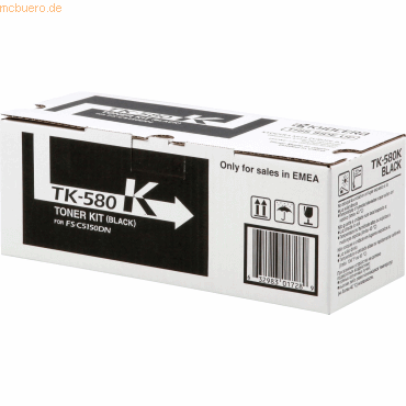 Kyocera Toner Kyocera TK580K schwarz von Kyocera
