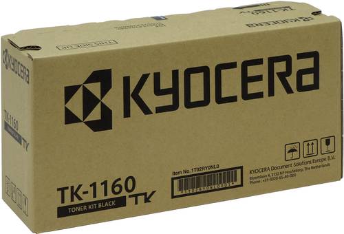 Kyocera Toner TK-1160 Original Schwarz 3600 Seiten 1T02RY0NL0 Kyocera Toner TK-1160 Original Schwarz 3600 Seiten 1T02RY0NL0 von Kyocera