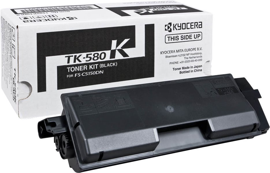 Kyocera Toner TK-580K - Schwarz - Kapazität: 3.500 Seiten (1T02KT0NL0) von Kyocera