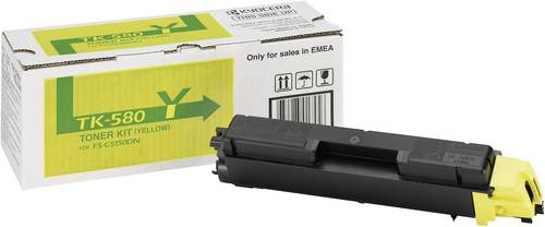 Kyocera Toner TK-580Y Original Gelb 2800 Seiten 1T02KTANL0 von Kyocera