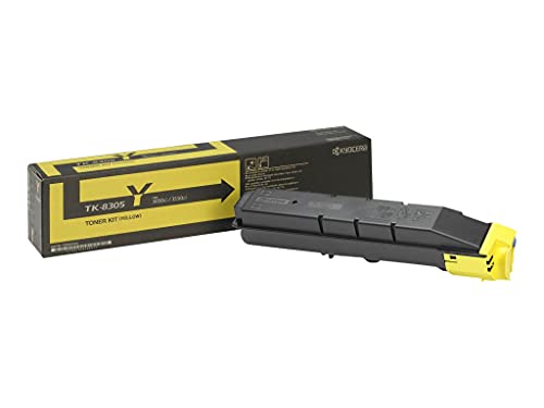 Kyocera tk-8305y Laser Toner 15000 Seiten gelb – Tonerkartuschen und Laser (gelb, Kyocera, TASKalfa 3050 ci, TASKalfa 3550 ci, TASKalfa 3051 ci, TASKalfa 3551 ci, 1 Stück (S), Laser Toner, 15000 Seiten) von Kyocera