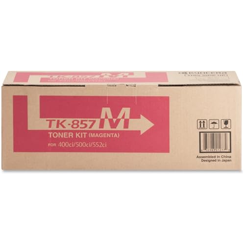 Kyocera tk-857 m 18000páginas Magenta Toner für Laserdrucker-Tonerpatrone (Tonerpatrone, 18000 Seiten, Magenta, 1 Stück (S)) von Kyocera