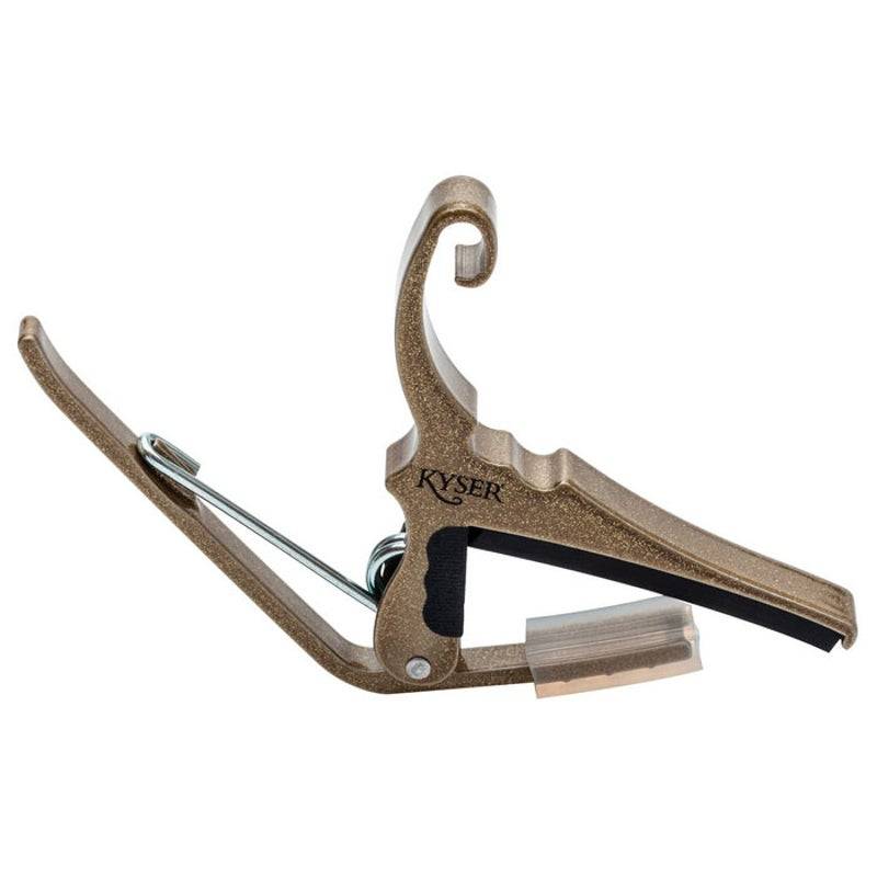 Kyser Quick-Change Acoustic Gold Capo für Westerngitarre von Kyser
