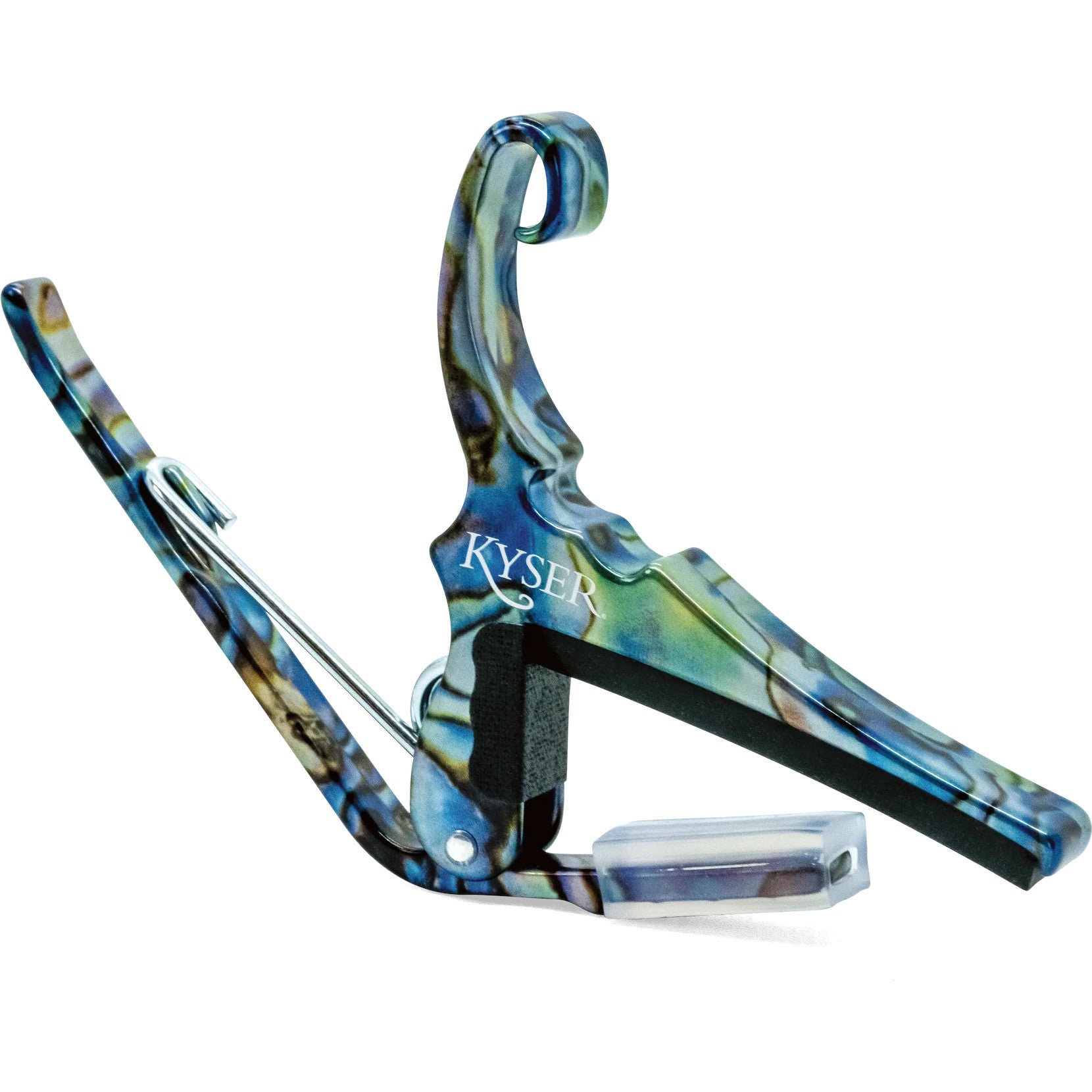 Kyser Quick-Change Acoustic Guitar Capo Abalone Guitar Capo Kyser Quick-Change Acoustic Guitar Capo Abalone Guitar Capo von Kyser