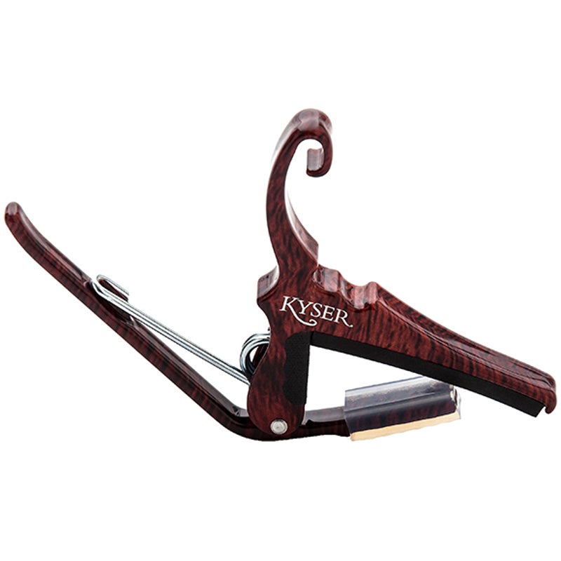 Kyser Quick-Change Acoustic Rosewood Capo für Westerngitarre von Kyser