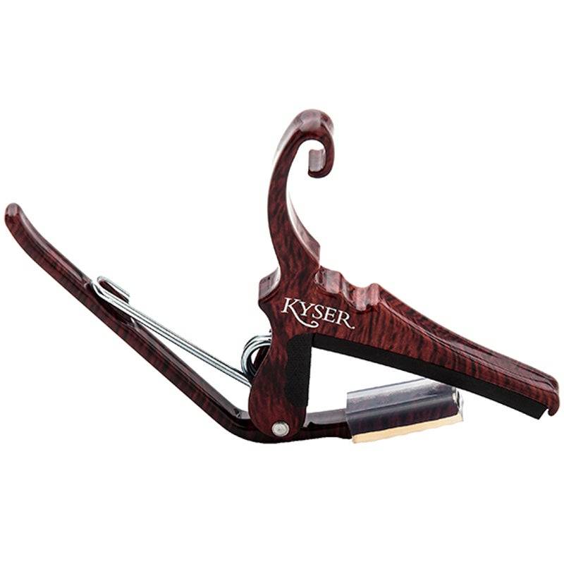 Kyser Quick-Change Acoustic Rosewood Capo für Westerngitarre von Kyser