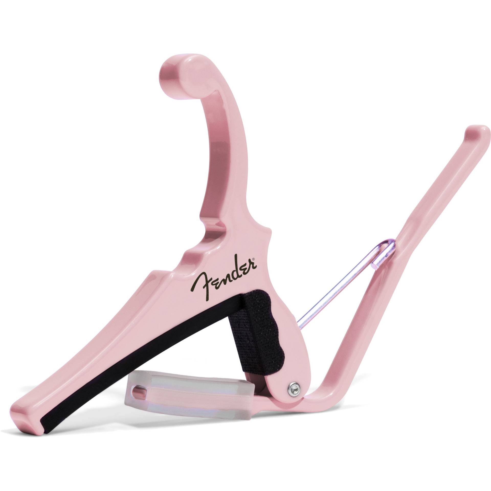 Kyser x Fender Quick-Change Electric Capo Shell Pink Electric Guitar Capo von Kyser