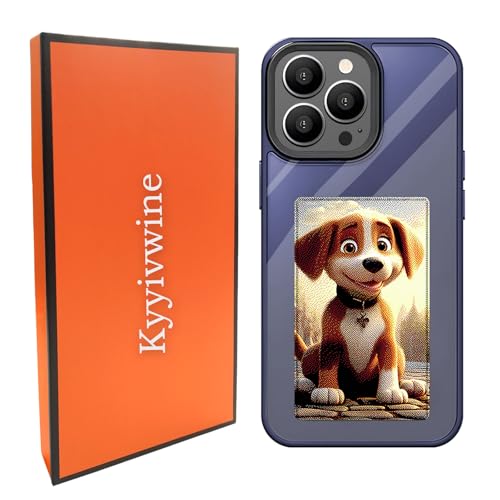Kyyivwine Smart-Tintenbildschirm-Handyhülle, DIY-Display-Bild,Personalisierte Hülle für iPhone 14 Pro Max,Handyhülle Selber Gestalten,iPhone Display Handyhülle,TPU -Material Handyhülle NFC,Blau Kyyivwine Smart-Tintenbildschirm-Handyhülle, DIY-Display-Bild,Personalisierte Hülle für iPhone 14 Pro Max,Handyhülle Selber Gestalten,iPhone Display Handyhülle,TPU -Material Handyhülle NFC,Blau von Kyyivwine