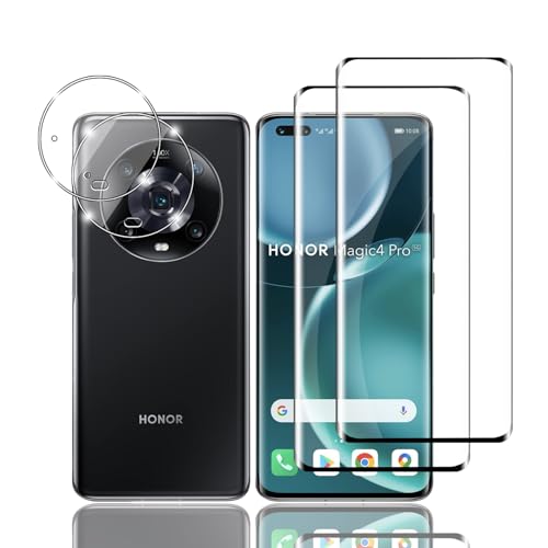 Kziwii 2+2 Stück Schutzfolie für HONOR Magic4 Pro 5G Panzer Schutz Glas, 2 Panzerfolie und 2 Kamera Schutzglas,HD Displayschutzfolie, 9H Härte, Anti-Kratz, Anti-Bläschen für HONOR Magic4 Pro 5G Kziwii 2+2 Stück Schutzfolie für HONOR Magic4 Pro 5G Panzer Schutz Glas, 2 Panzerfolie und 2 Kamera Schutzglas,HD Displayschutzfolie, 9H Härte, Anti-Kratz, Anti-Bläschen für HONOR Magic4 Pro 5G von Kziwii