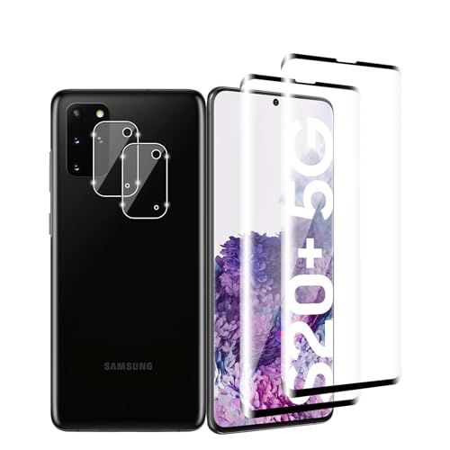 Kziwii 2+2 Stück Schutzfolie für Samsung Galaxy S20 PLUS Panzer Schutz Glas, 2 Panzerfolie und 2 Kamera Schutzglas,HD Displayschutzfolie, 9H Härte, Anti-Kratz, für Samsung Galaxy S20 PLUS Kziwii 2+2 Stück Schutzfolie für Samsung Galaxy S20 PLUS Panzer Schutz Glas, 2 Panzerfolie und 2 Kamera Schutzglas,HD Displayschutzfolie, 9H Härte, Anti-Kratz, für Samsung Galaxy S20 PLUS von Kziwii