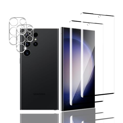Kziwii 2+2 Stück Schutzfolie für Samsung Galaxy S23 Ultra 5G Panzer Schutz Glas, 2 Panzerfolie und 2 Kamera Schutzglas,HD Displayschutzfolie, 9H Härte, Anti-Bläschen für Samsung Galaxy S23 Ultra 5G Kziwii 2+2 Stück Schutzfolie für Samsung Galaxy S23 Ultra 5G Panzer Schutz Glas, 2 Panzerfolie und 2 Kamera Schutzglas,HD Displayschutzfolie, 9H Härte, Anti-Bläschen für Samsung Galaxy S23 Ultra 5G von Kziwii