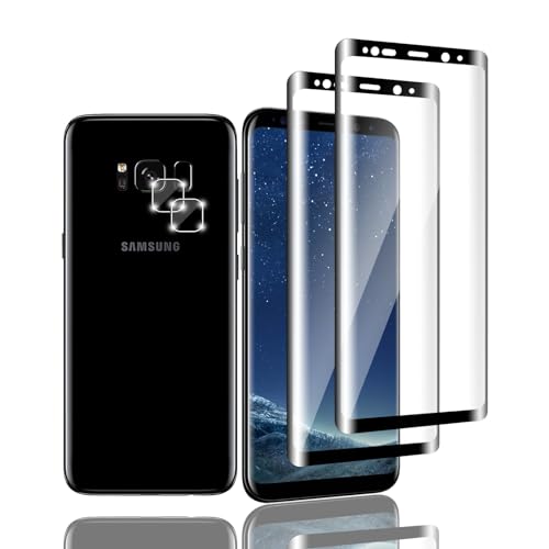 Kziwii 2+2 Stück Schutzfolie für Samsung Galaxy S8 Panzer Schutz Glas, 2 Panzerfolie und 2 Kamera Schutzglas,HD Displayschutzfolie, 9H Härte, Anti-Kratz, Anti-Bläschen für Samsung Galaxy S8 Kziwii 2+2 Stück Schutzfolie für Samsung Galaxy S8 Panzer Schutz Glas, 2 Panzerfolie und 2 Kamera Schutzglas,HD Displayschutzfolie, 9H Härte, Anti-Kratz, Anti-Bläschen für Samsung Galaxy S8 von Kziwii