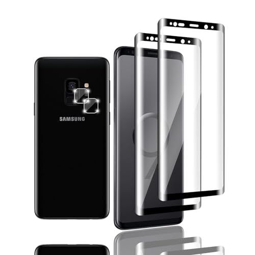 Kziwii 2+2 Stück Schutzfolie für Samsung Galaxy S9 Panzer Schutz Glas, 2 Panzerfolie und 2 Kamera Schutzglas,HD Displayschutzfolie, 9H Härte, Anti-Kratz, Anti-Bläschen für Samsung Galaxy S9 Kziwii 2+2 Stück Schutzfolie für Samsung Galaxy S9 Panzer Schutz Glas, 2 Panzerfolie und 2 Kamera Schutzglas,HD Displayschutzfolie, 9H Härte, Anti-Kratz, Anti-Bläschen für Samsung Galaxy S9 von Kziwii